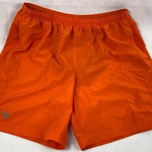 Under Armour Men's Vibrant Orange Athletic Shorts